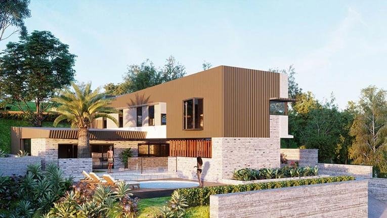 One of the homes at The Cascades